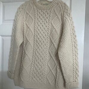 Hand Knit Irish Sweater